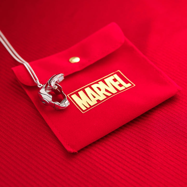 Marvel X RockLove INFINITY SAGA Iron Man Hinged Helmet Necklace