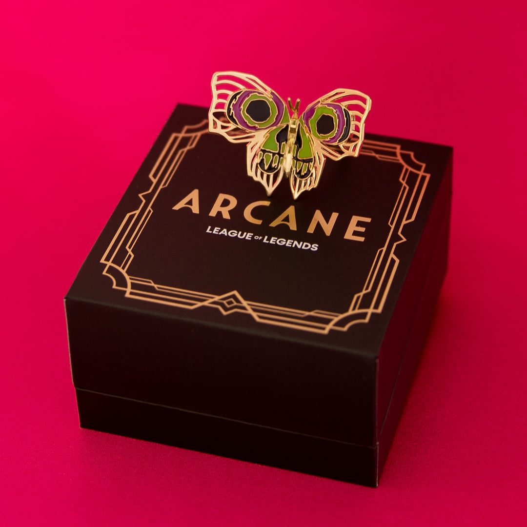 League of Legends X RockLove ARCANE Jinx Butterfly Ring