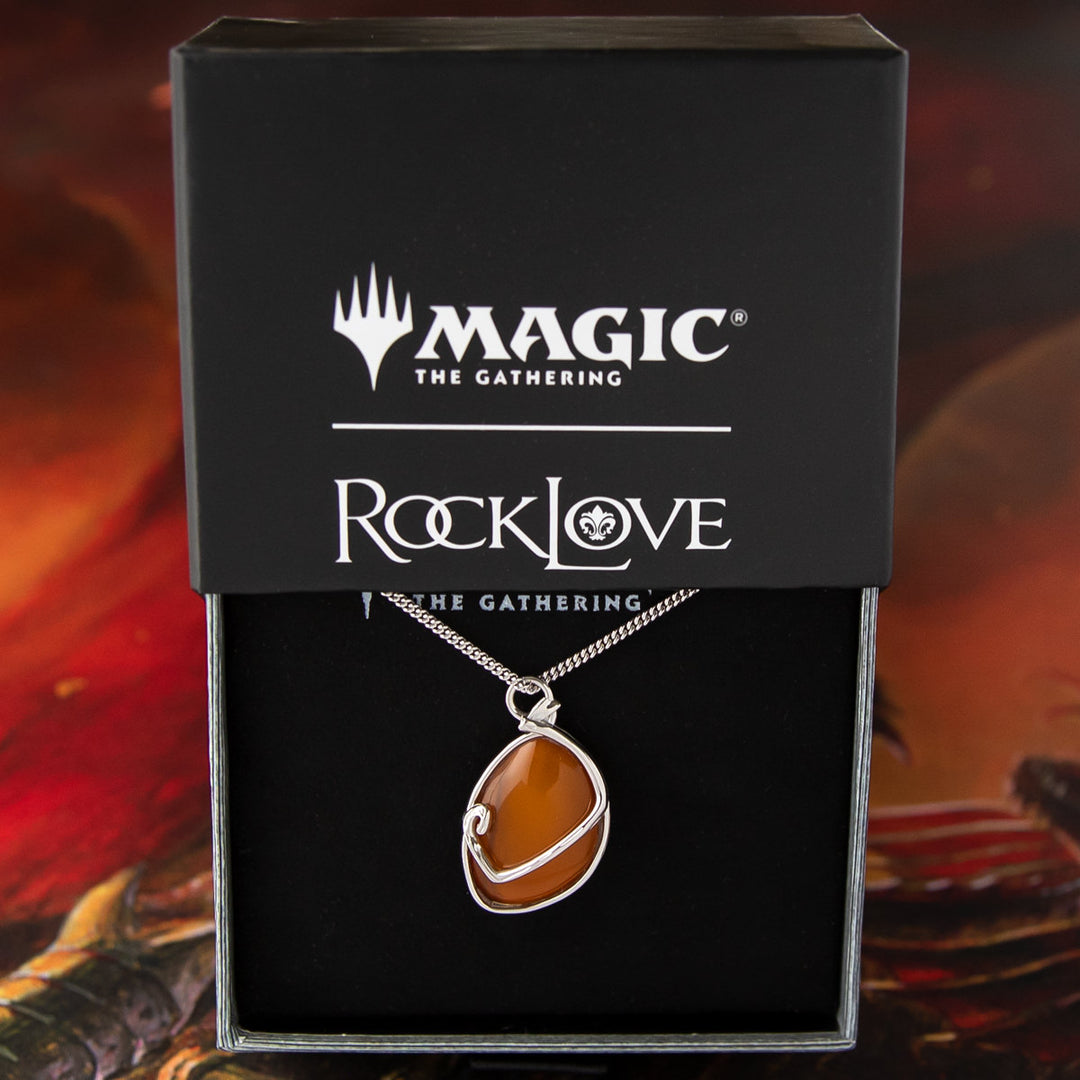 Magic: The Gathering X RockLove Mox Amber Necklace