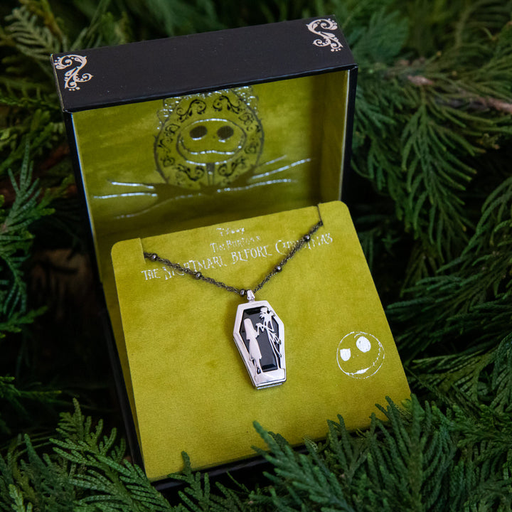 Disney X RockLove THE NIGHTMARE BEFORE CHRISTMAS Jack & Sally Necklace