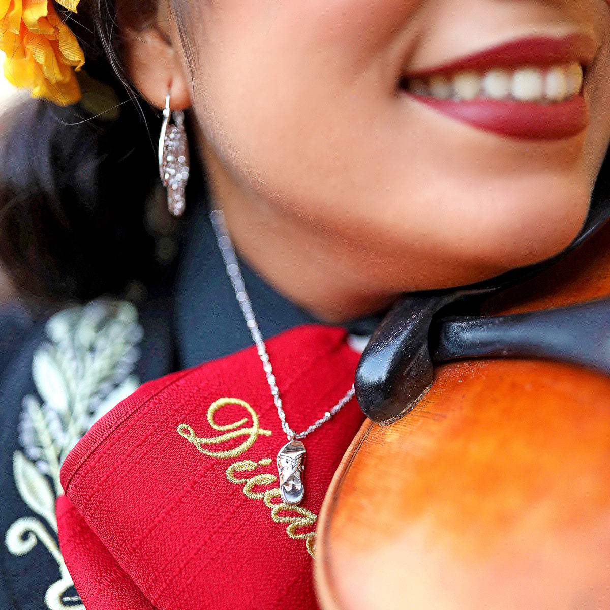 Pixar X RockLove COCO La Chancla Charm Necklace - RockLove Jewelry