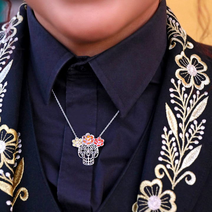 Pixar X RockLove COCO Marigold Sugar Skull Necklace