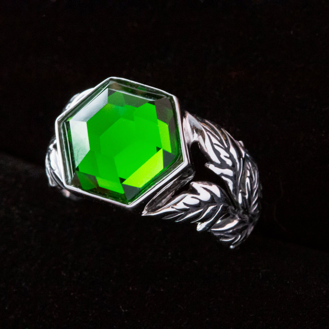 DC X RockLove POISON IVY Carved Ivy Ring