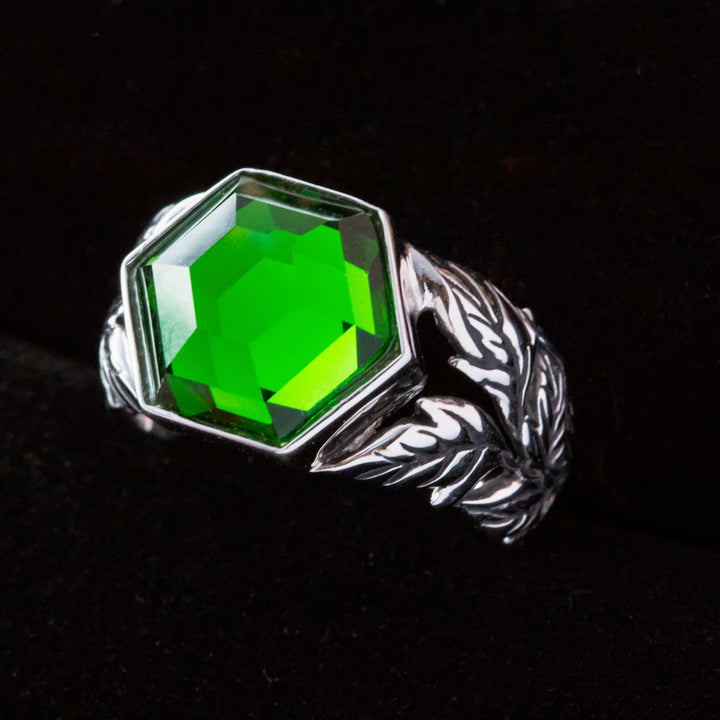 DC X RockLove POISON IVY Carved Ivy Ring