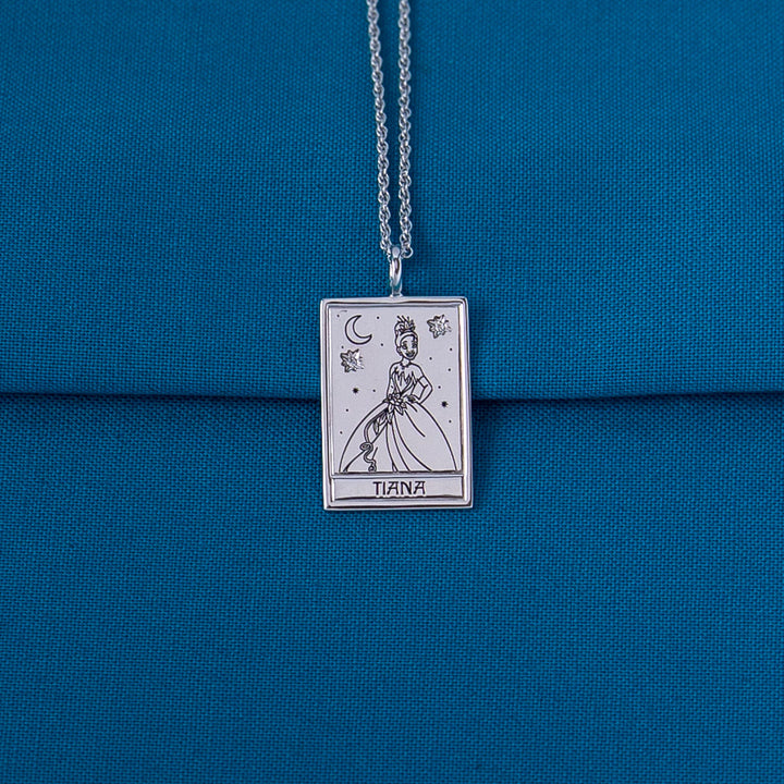 Disney X RockLove THE PRINCESS AND THE FROG Tiana Tablet Necklace