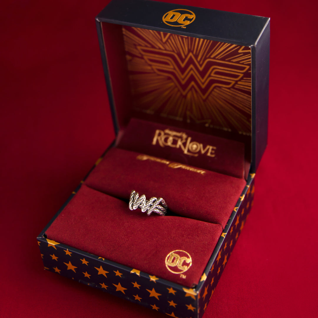 DC X RockLove WONDER WOMAN Lasso Ring