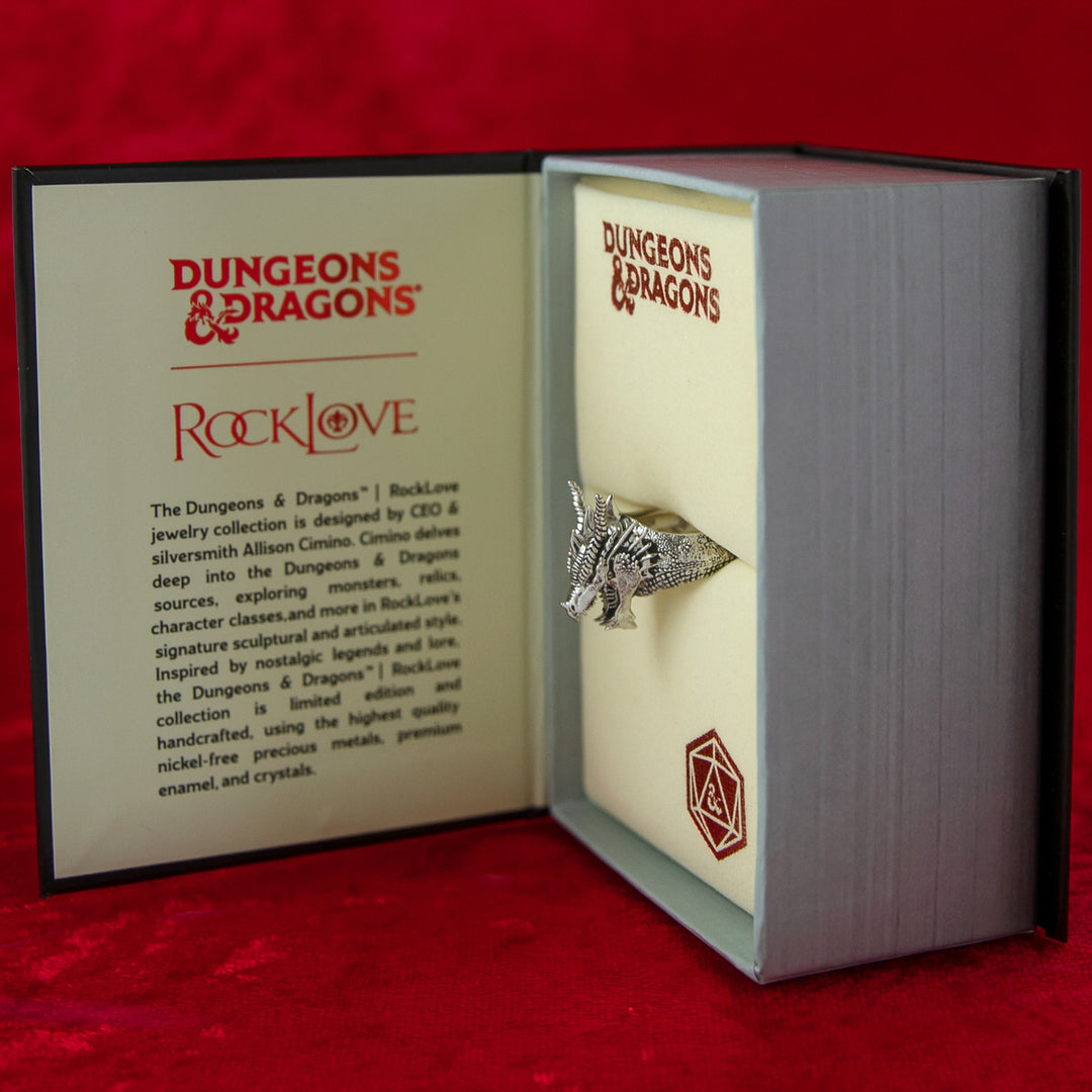 Dungeons and Dragons X RockLove Red Dragon Ring