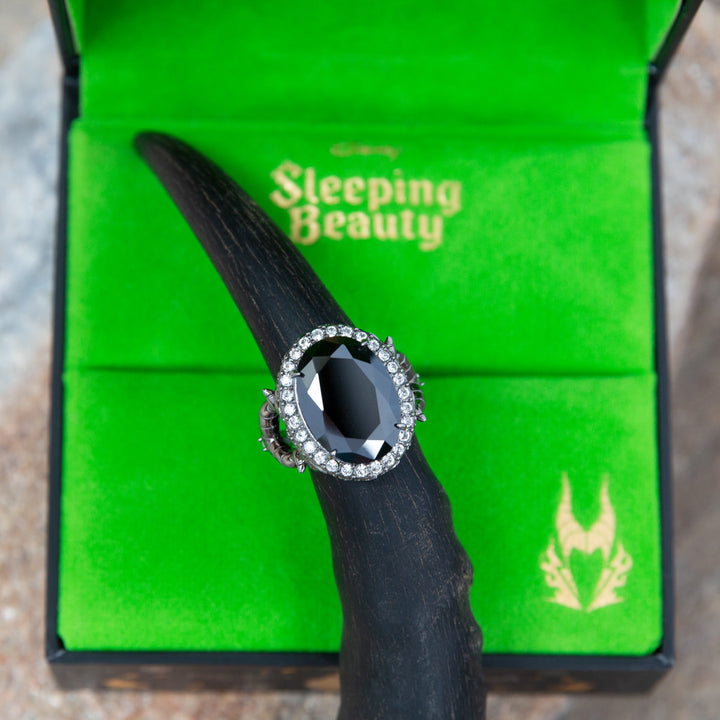 Disney X RockLove SLEEPING BEAUTY Maleficent Crystal Ring