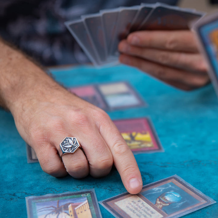 Magic: The Gathering X RockLove Black Lotus Signet Ring