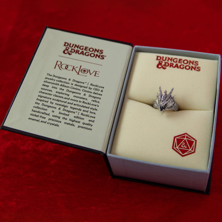 Dungeons and Dragons X RockLove Red Dragon Ring