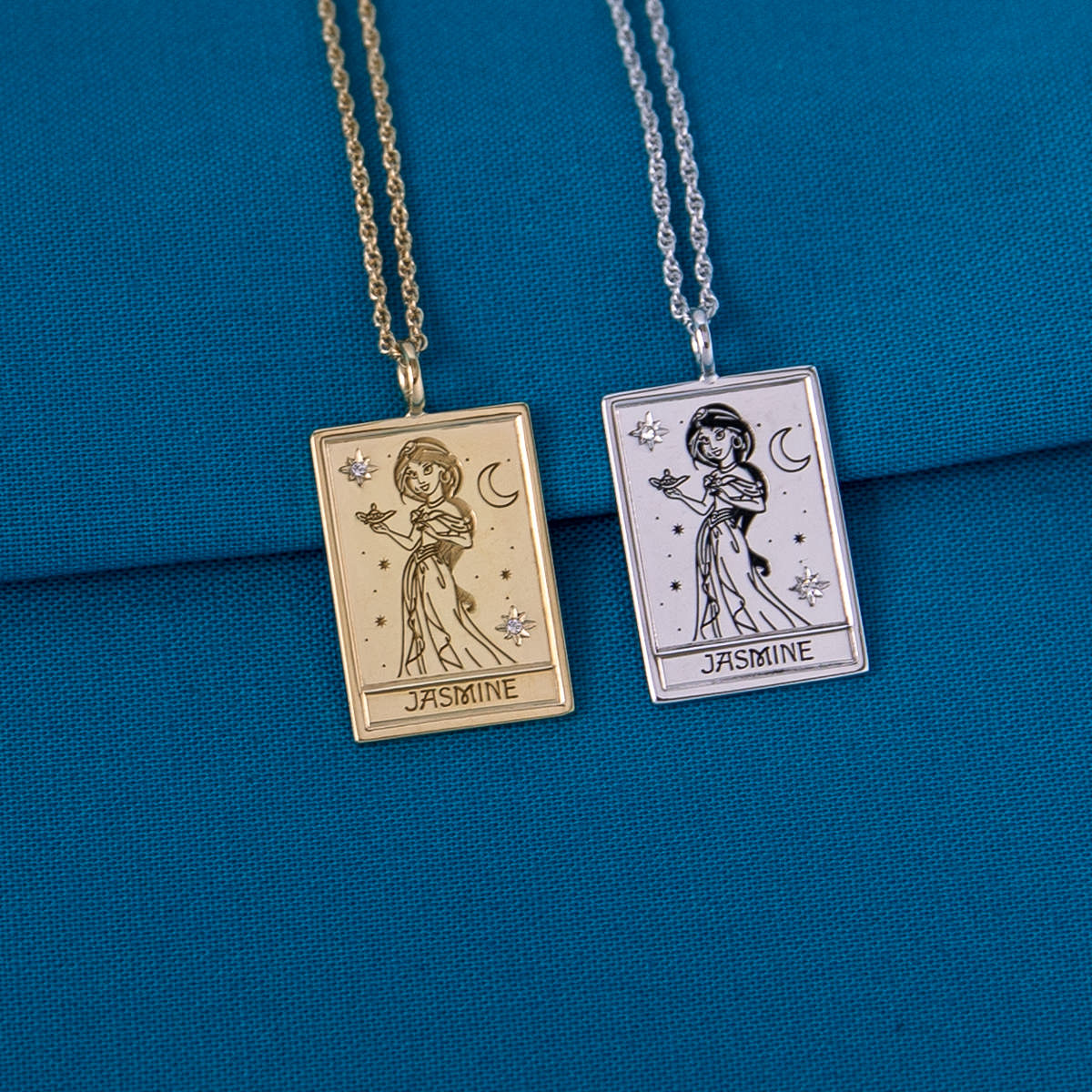 Disney X RockLove ALADDIN Jasmine Tablet Necklace RockLove Jewelry