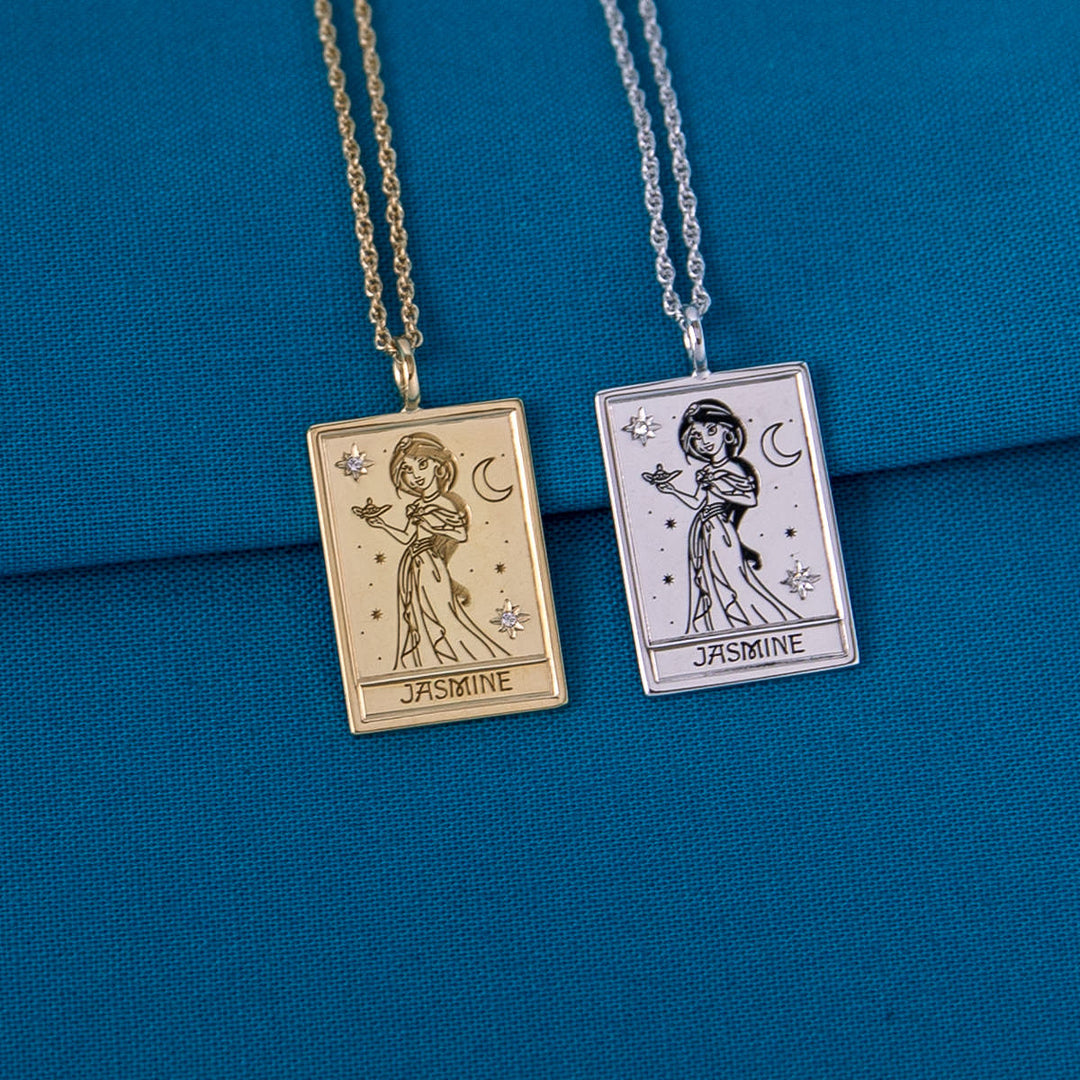 Disney X RockLove ALADDIN Jasmine Tablet Necklace