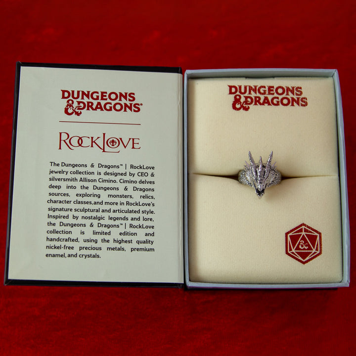 Dungeons and Dragons X RockLove Red Dragon Ring