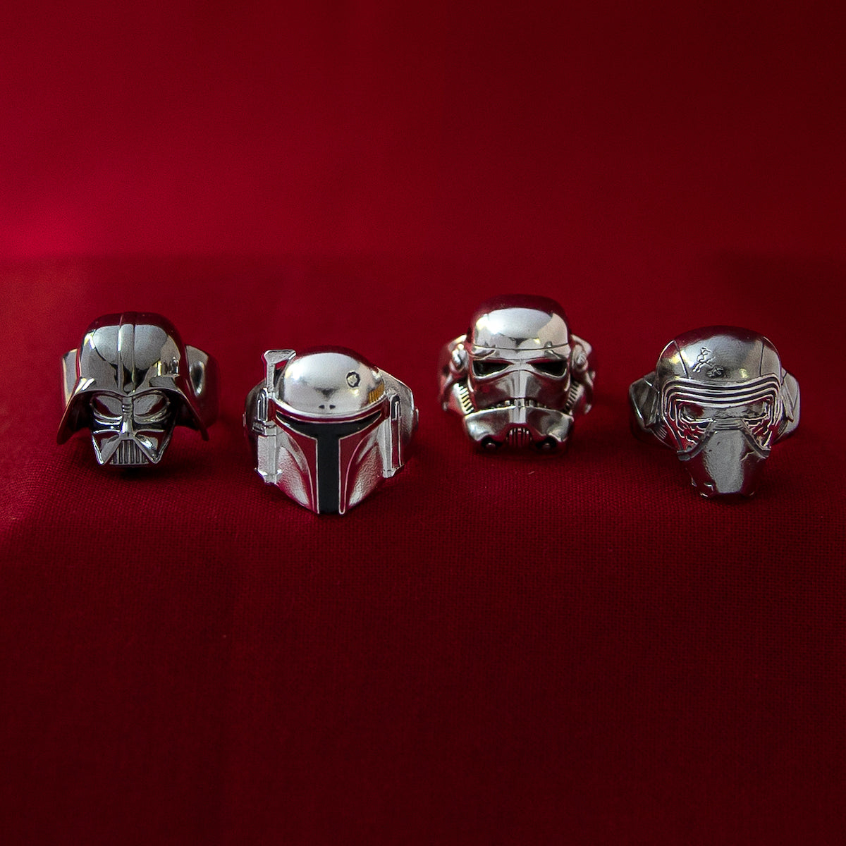 Star Wars X RockLove Boba Fett Helmet Ring - RockLove Jewelry