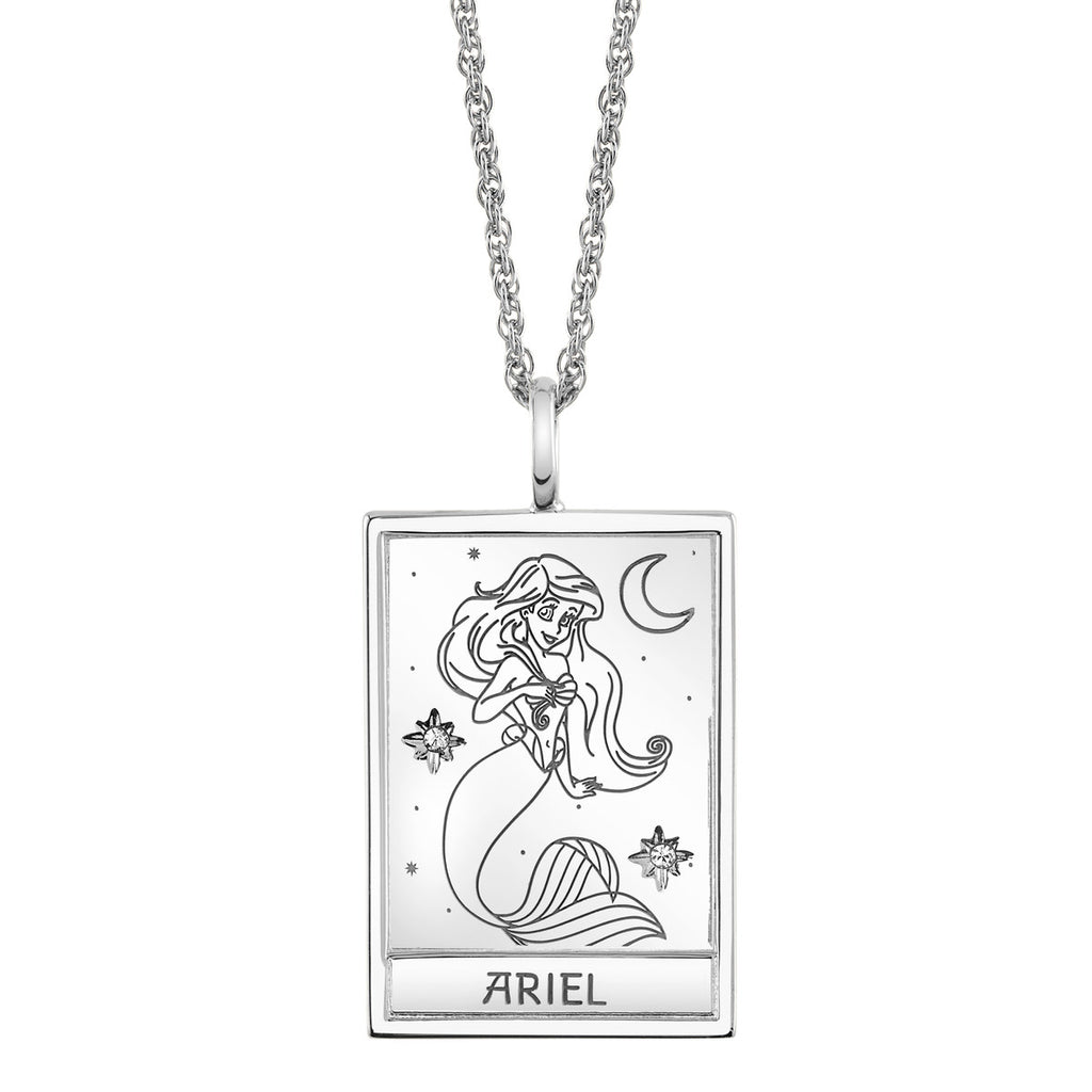 LITTLE MERMAID Necklace NEW Disney Princess Ariel Under the Sea (E) Purple