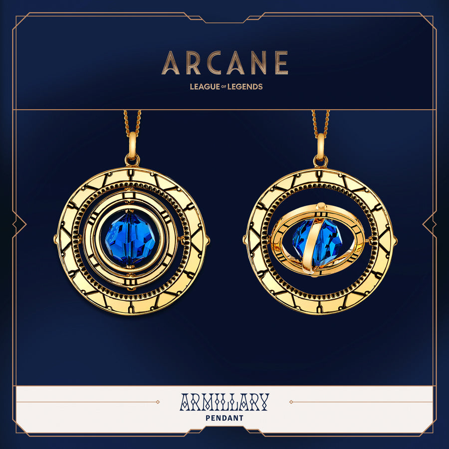 League of Legends X RockLove ARCANE Spinning Armillary Pendant ...