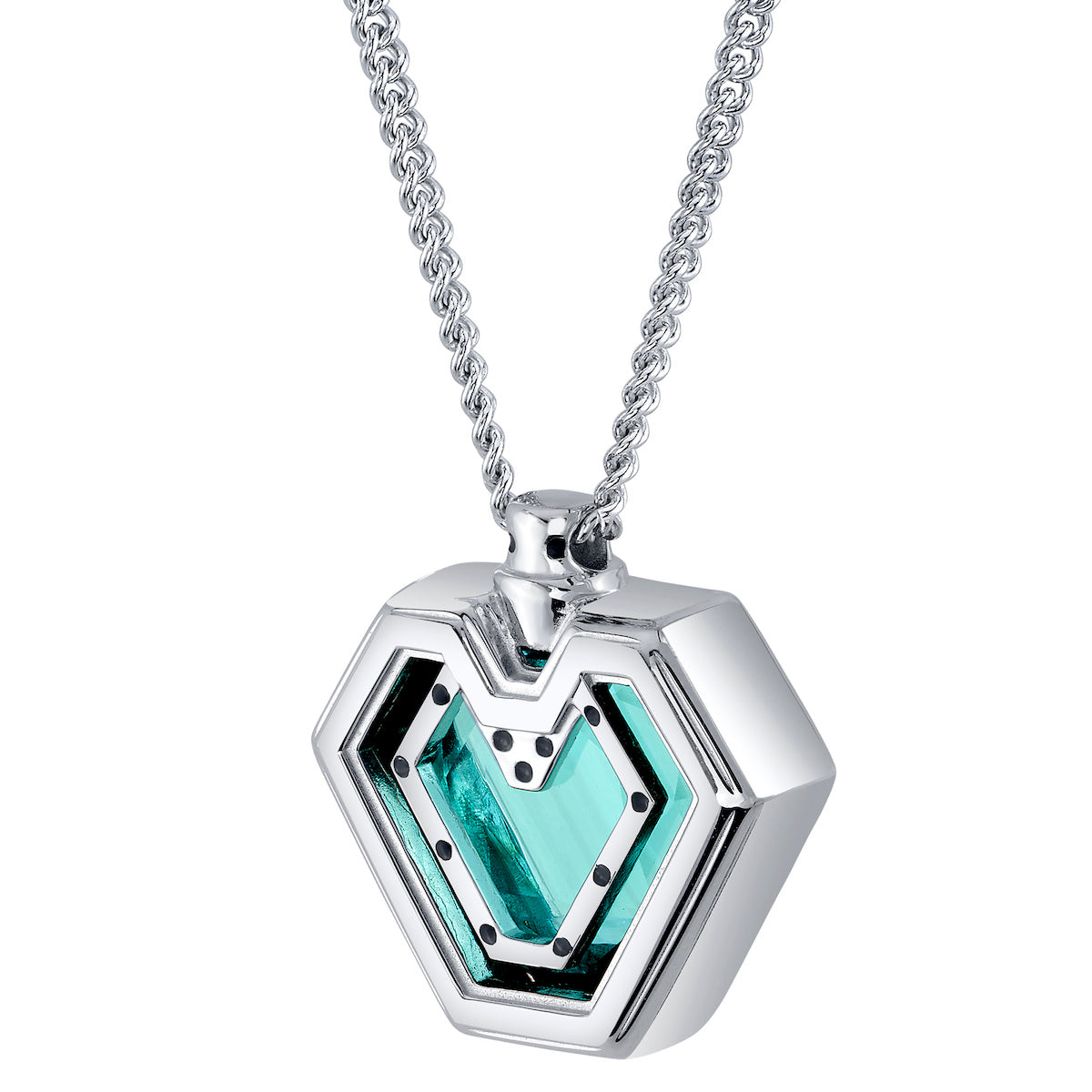 Iron man discount heart gemstone necklace
