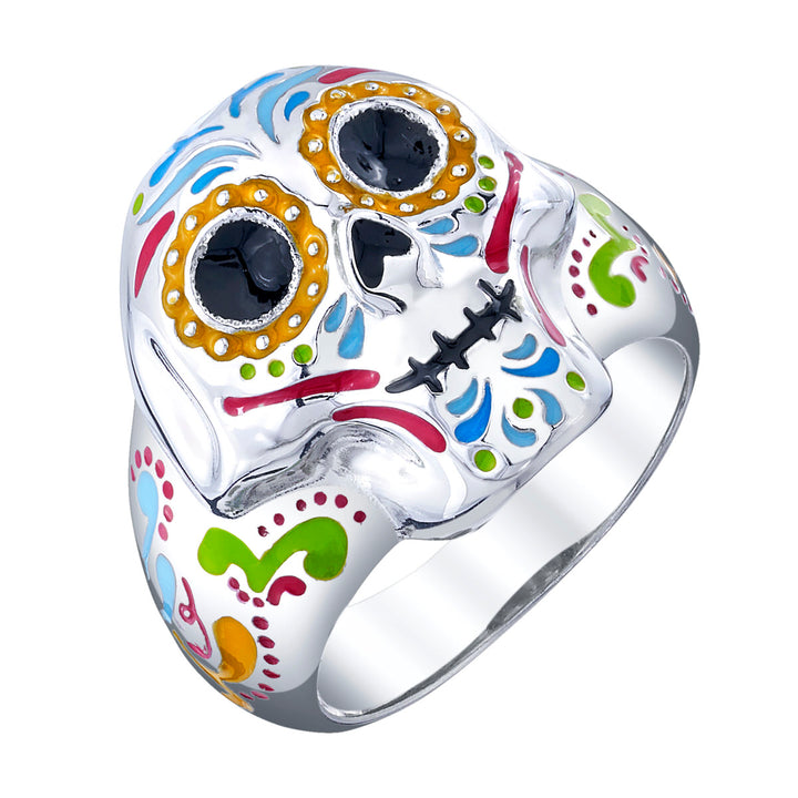 Pixar X RockLove COCO Enameled Calavera Ring
