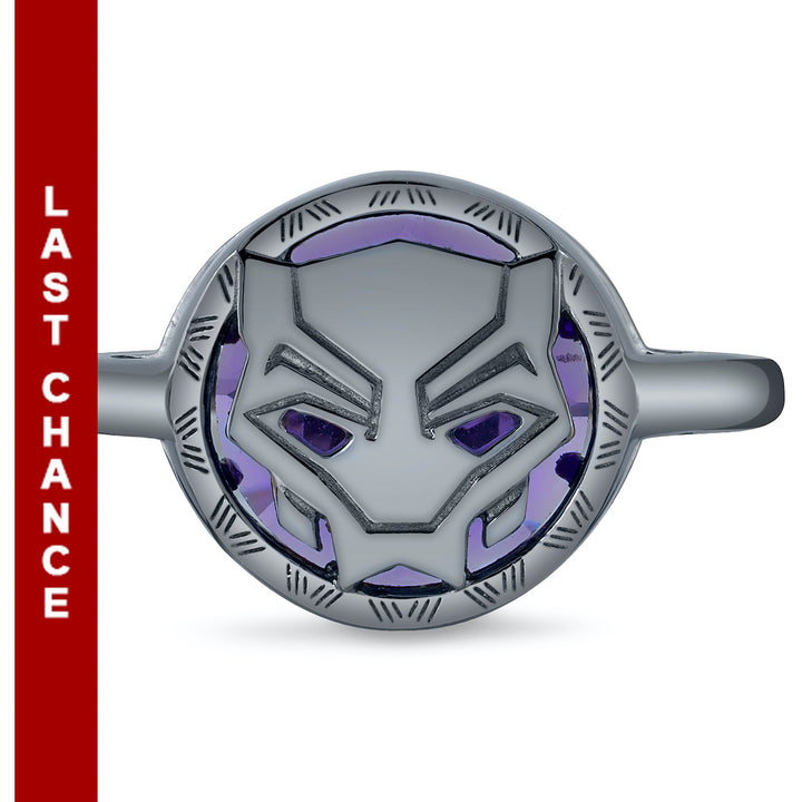 Marvel X RockLove BLACK PANTHER LEGACY Crystal Icon Ring