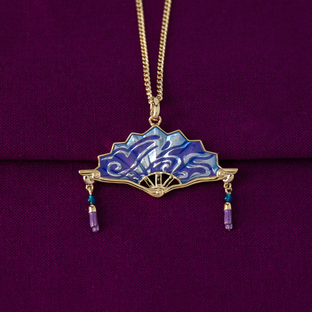 League of Legends X RockLove SPIRIT BLOSSOM Cassiopeia Fan Necklace
