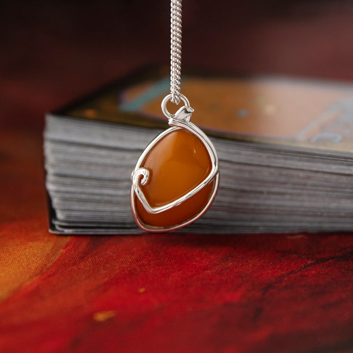 Magic: The Gathering X RockLove Mox Amber Necklace