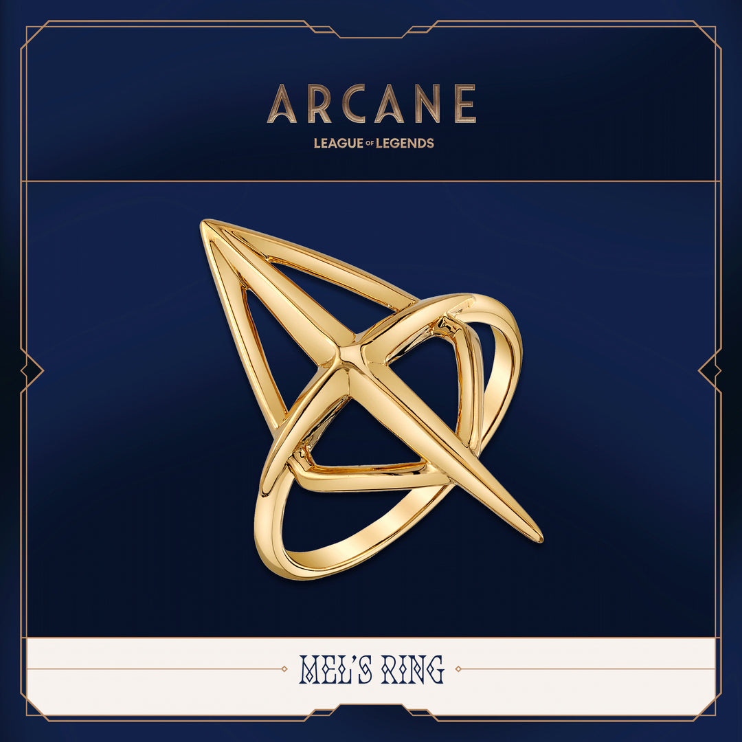 Arcane Style Rig Set League of Legends X RockLove ARCANE Mel's Ring - Size 7 - RockLove Jewelry