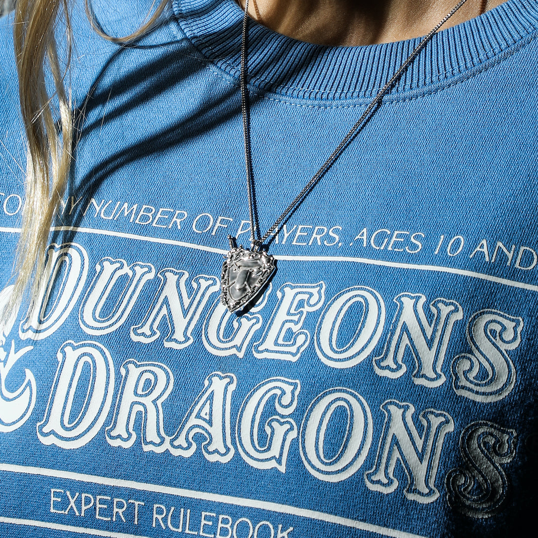 Dungeons and Dragons X RockLove Fighter Sword and Shield Necklace