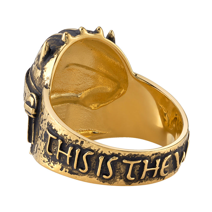 Star Wars X RockLove The Armorer Helmet Ring