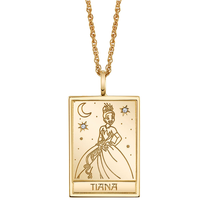 Disney X RockLove THE PRINCESS AND THE FROG Tiana Tablet Necklace
