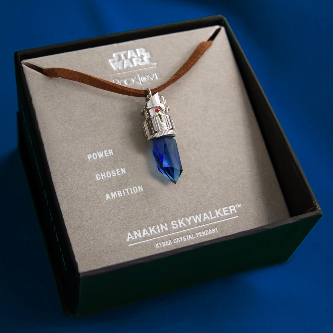 Star Wars X RockLove Anakin Skywalker Kyber Crystal Necklace