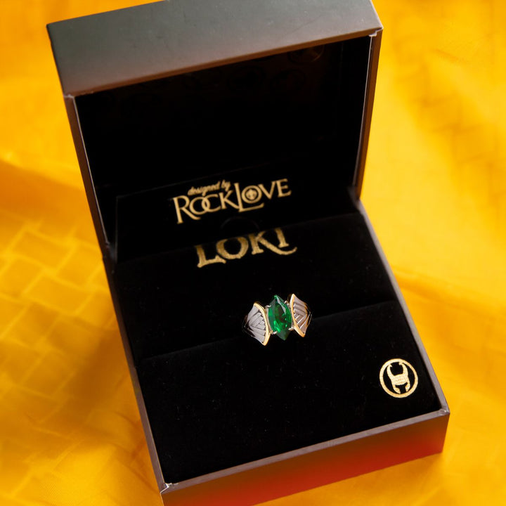 Marvel X RockLove LOKI Chevron Ring